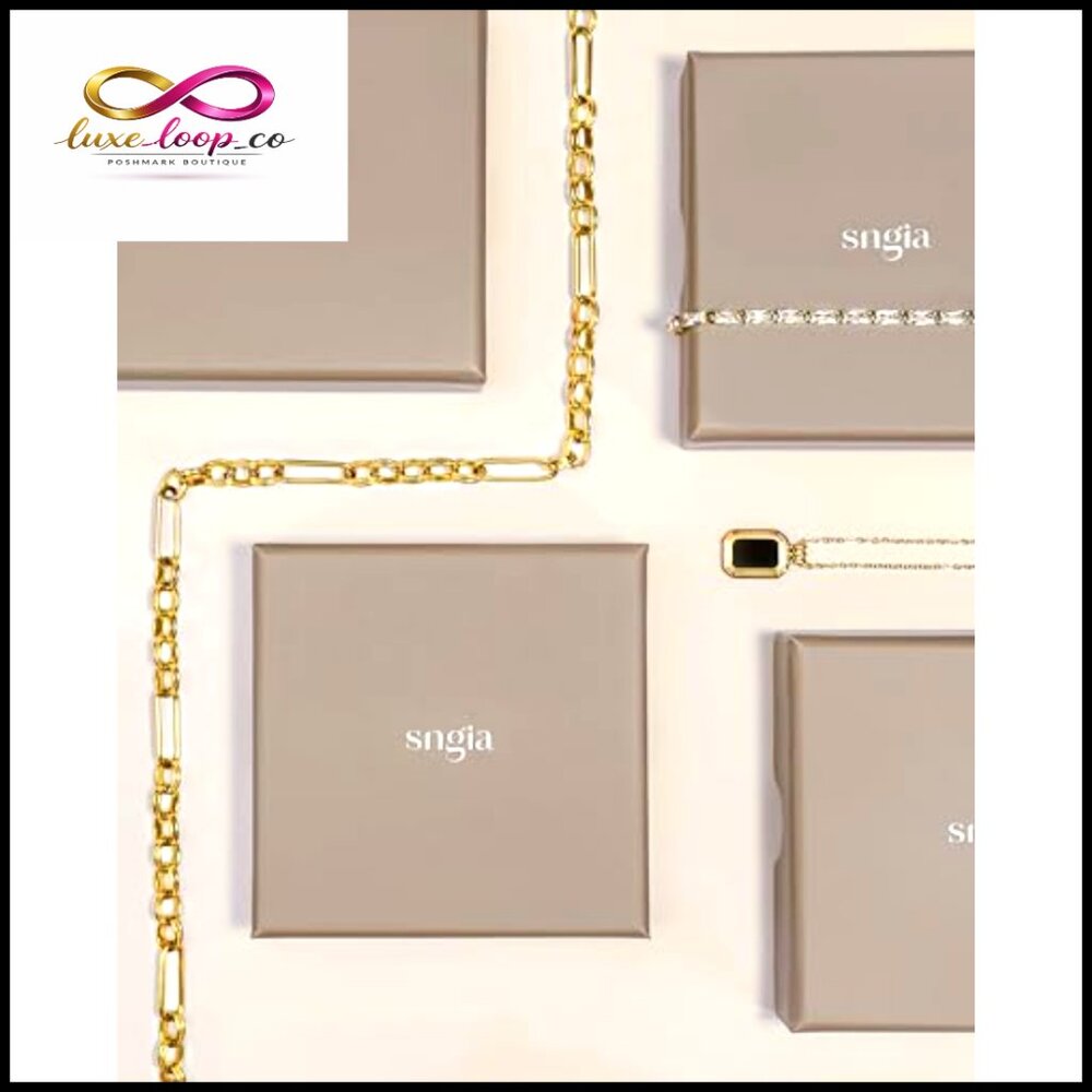 Stackable Bangle Bracelets Gold Plated Beaded Sto… - image 6